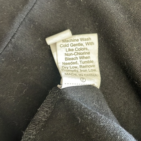 SHEIN Angel Black shirt size S - Picture 6 of 7